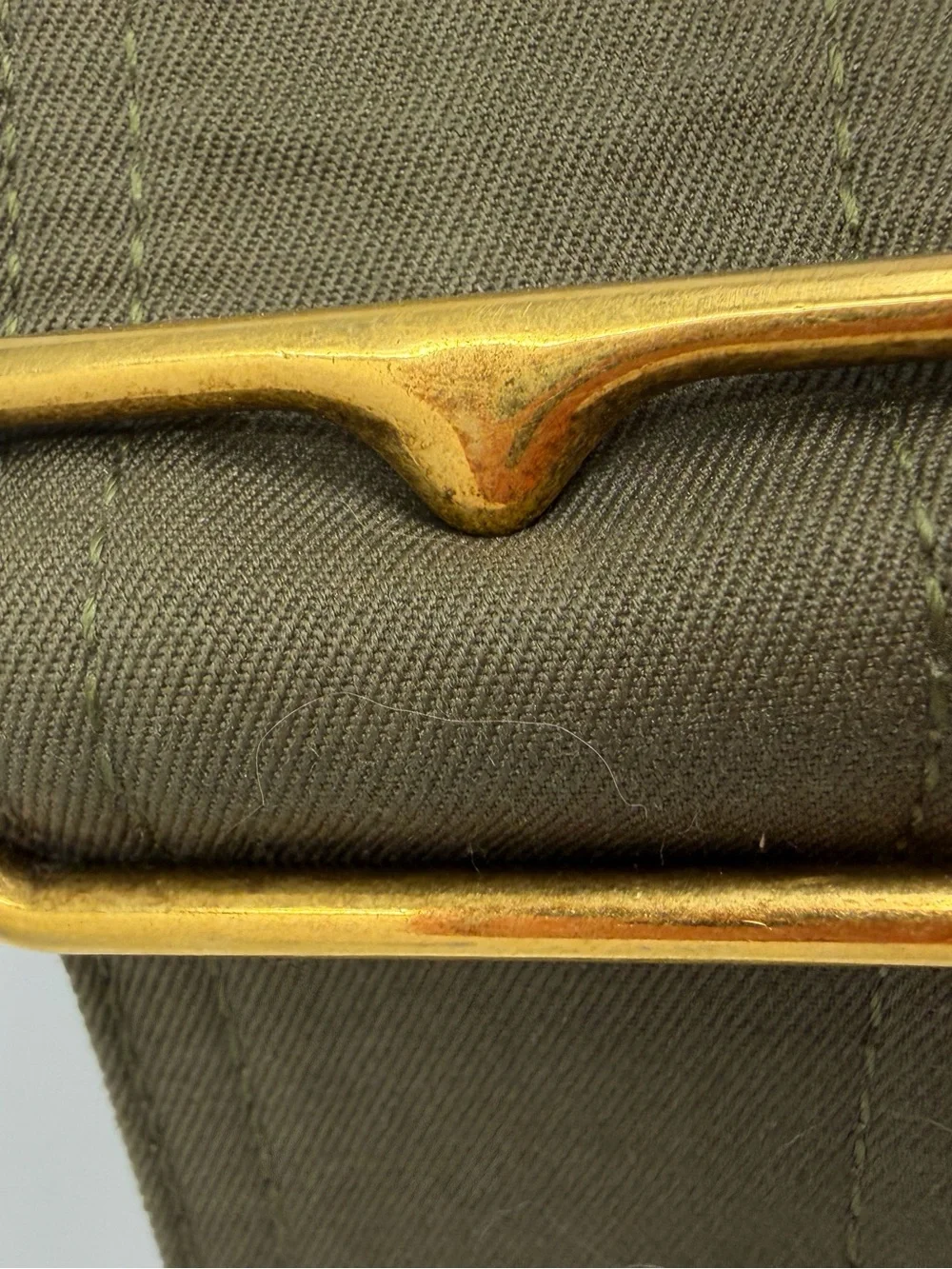 Burberry Canvas Trench Crossbody Bag in Olive